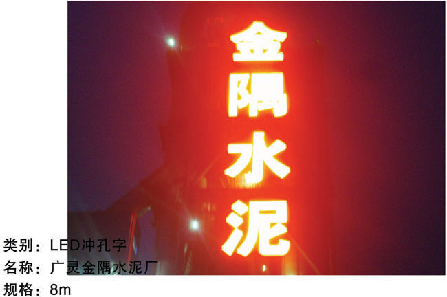 常见发光字的四个类型